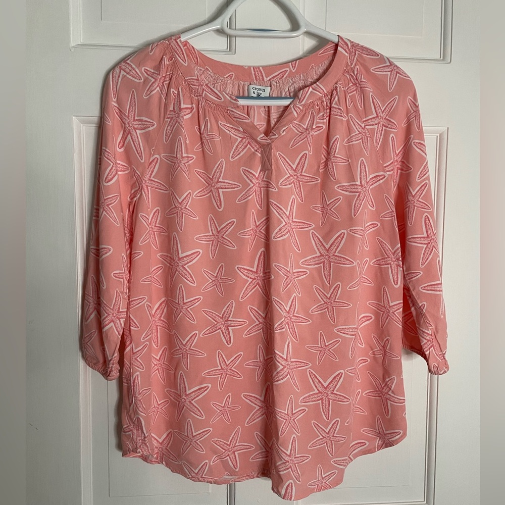 crown & ivy Girls Blouse Size 12
